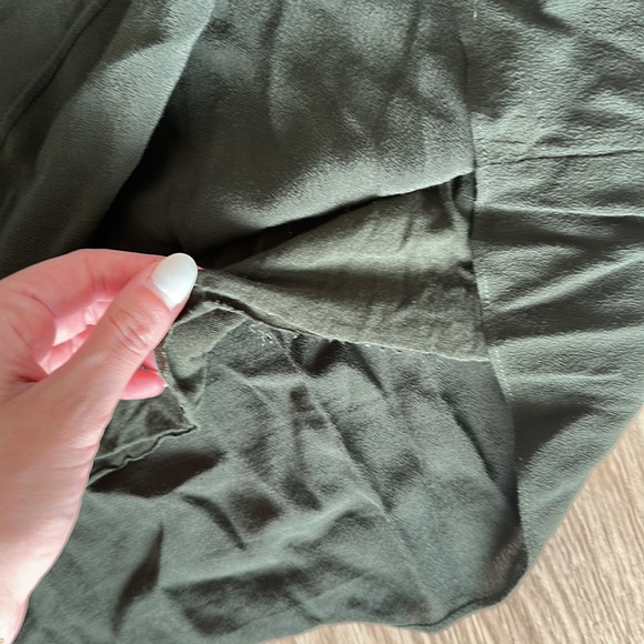 Aritzia Wilfred Free Vivienne Dress in Dark Green - Picture 7 of 12